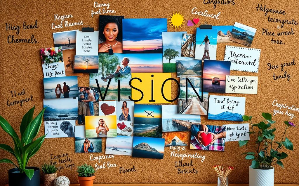 Daily affirmations on vision boards